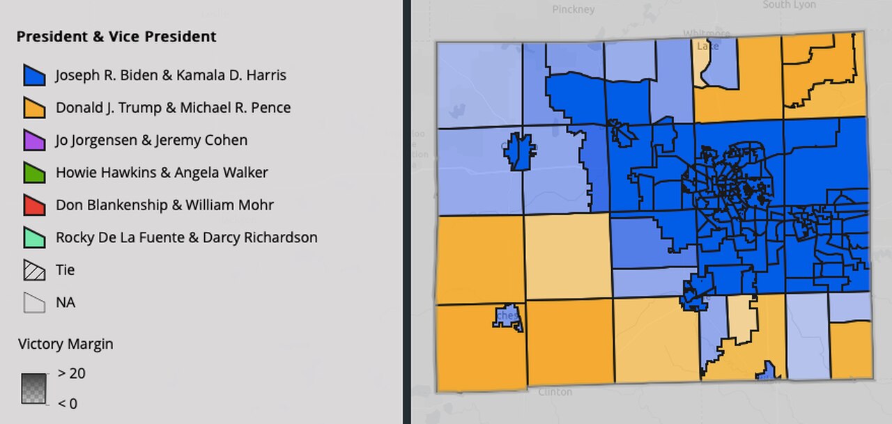 PresidentialResultsByTownshipMLive