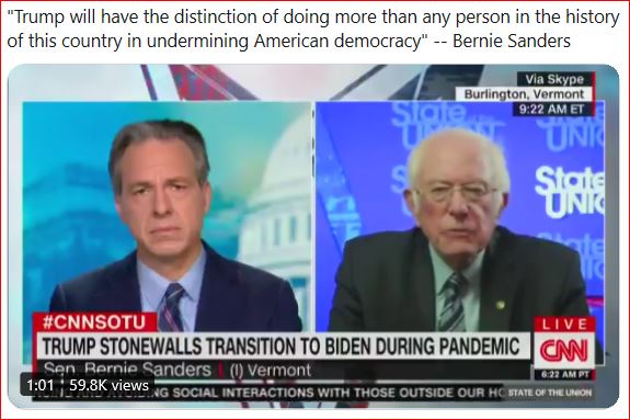 CNNTrumpStonewallsTransitionBernieQuote