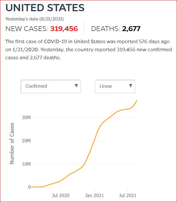 2021 08 20 Covid19 CasesAndDeaths