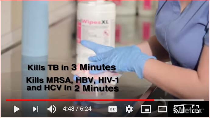 Kills MRSA in 2 minutes