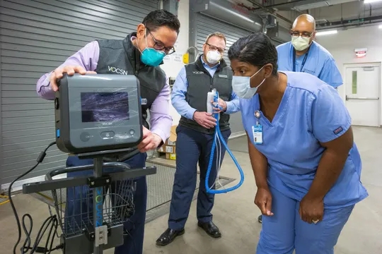 GM Ventec Life Systems Ventilator at Franciscan Health Olympia Fields Hospital