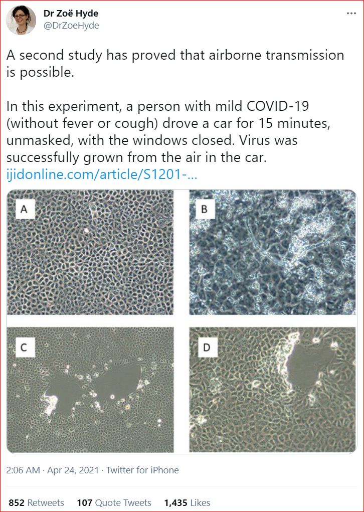 TweetOfCovid 2ndstudydemonstratingairborneviability