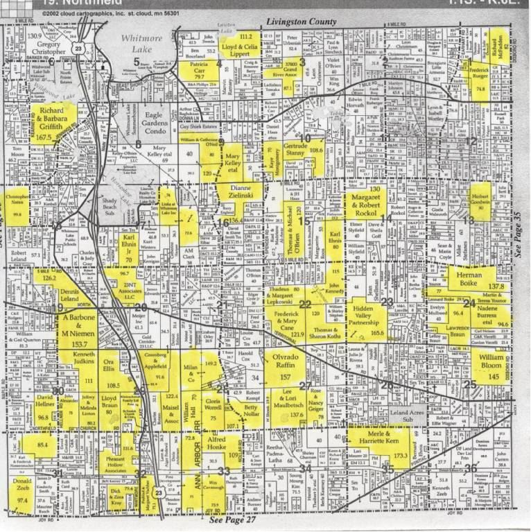 Northfield Township Taxes by section