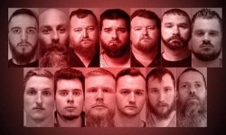"They're Domestic Terrorists:" Michigan Militias and the Hate Flags of Snakes Huffpost Pic of 13 arrested in red 970w546 25pct